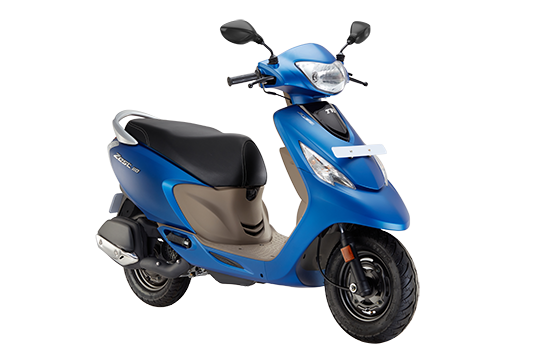 Buy TVS Scooty Zest Standard Matte Blue Bike from Aapli
